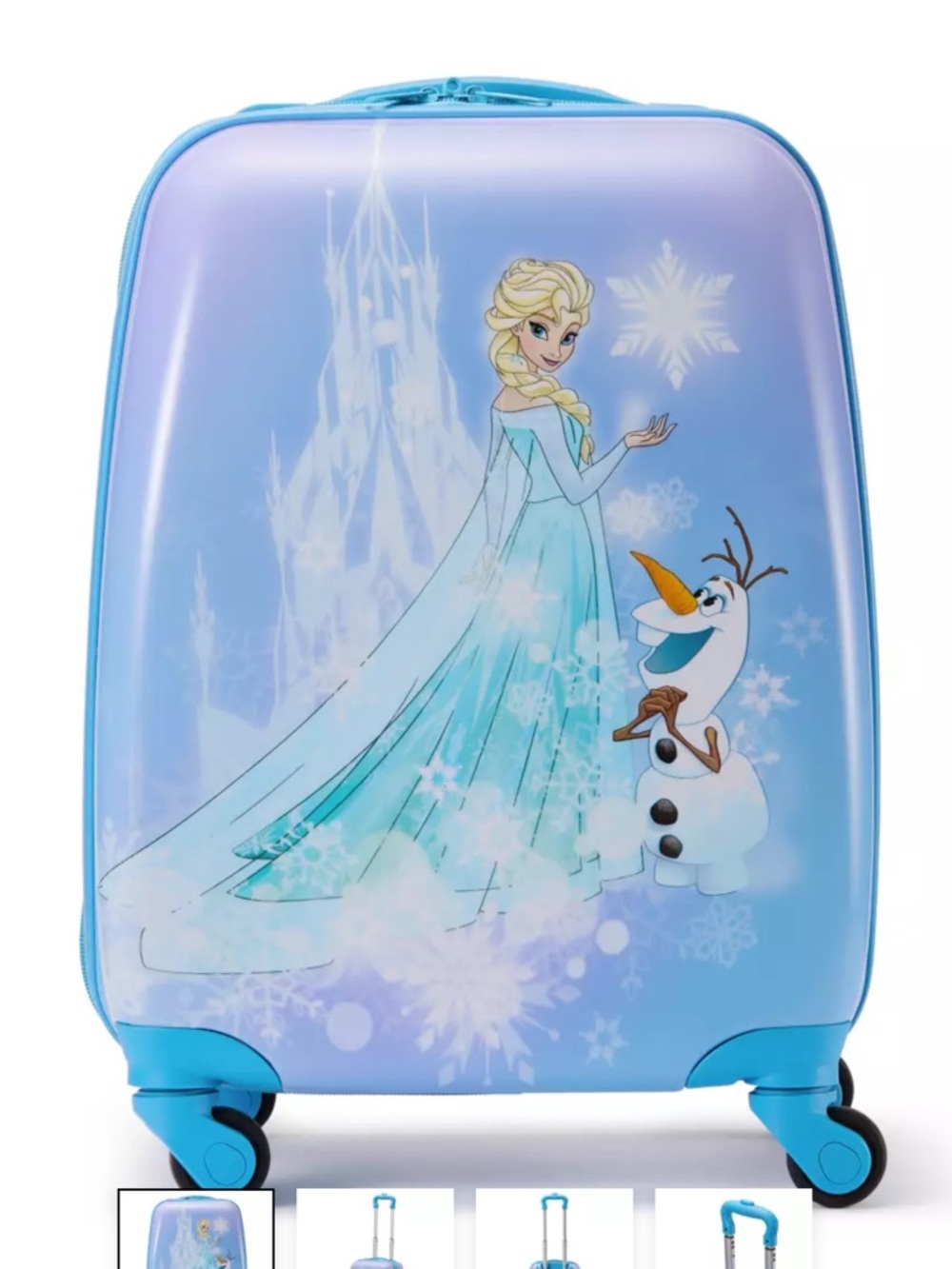 Disney Light Blue Elsa & Olaf Kids Hardshell Carry-On